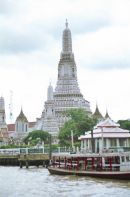 Marble Temple View from Mae Nam Chao Phrayal River, Bangkok